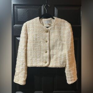 Worth Collective Gold Thread Tweed Jacket